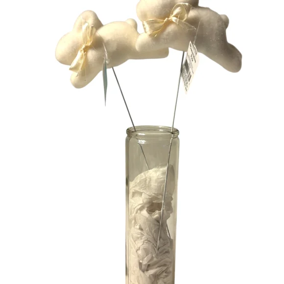 Ceramic Bunny Glass Jars - White - Picture 5 of 8